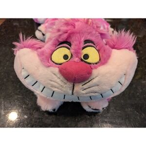 Disney Store Authentic Cheshire Cat Plush Alice in Wonderland Pink Purple